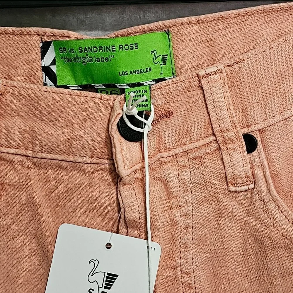Sandrine Rose x Free People Denim Bermuda Jeans Shorts Size 28‎